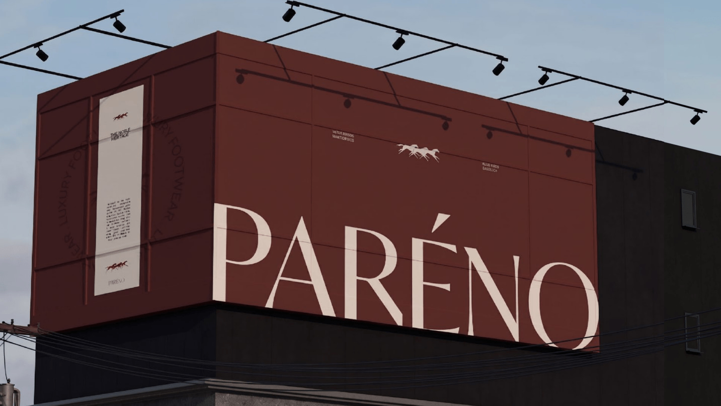 Paréno | Modern Arabic Footwear House - Aimstyle portfolio project