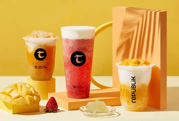 T-Republik bubbling delight - Aimstyle Turkey tea scene brand identity packaging design