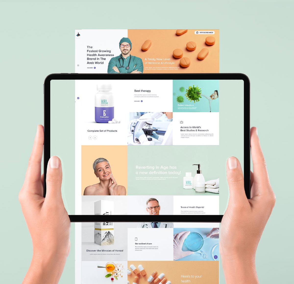 Fekr Tany Branding & Digital Solutions, The biggest Arabic online community for health awareness | Aimstyle Graphics