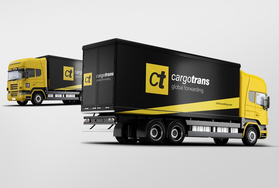 CargoTrans Re-branding, The leading global forwarding company in Dubai | Aimstyle Graphics