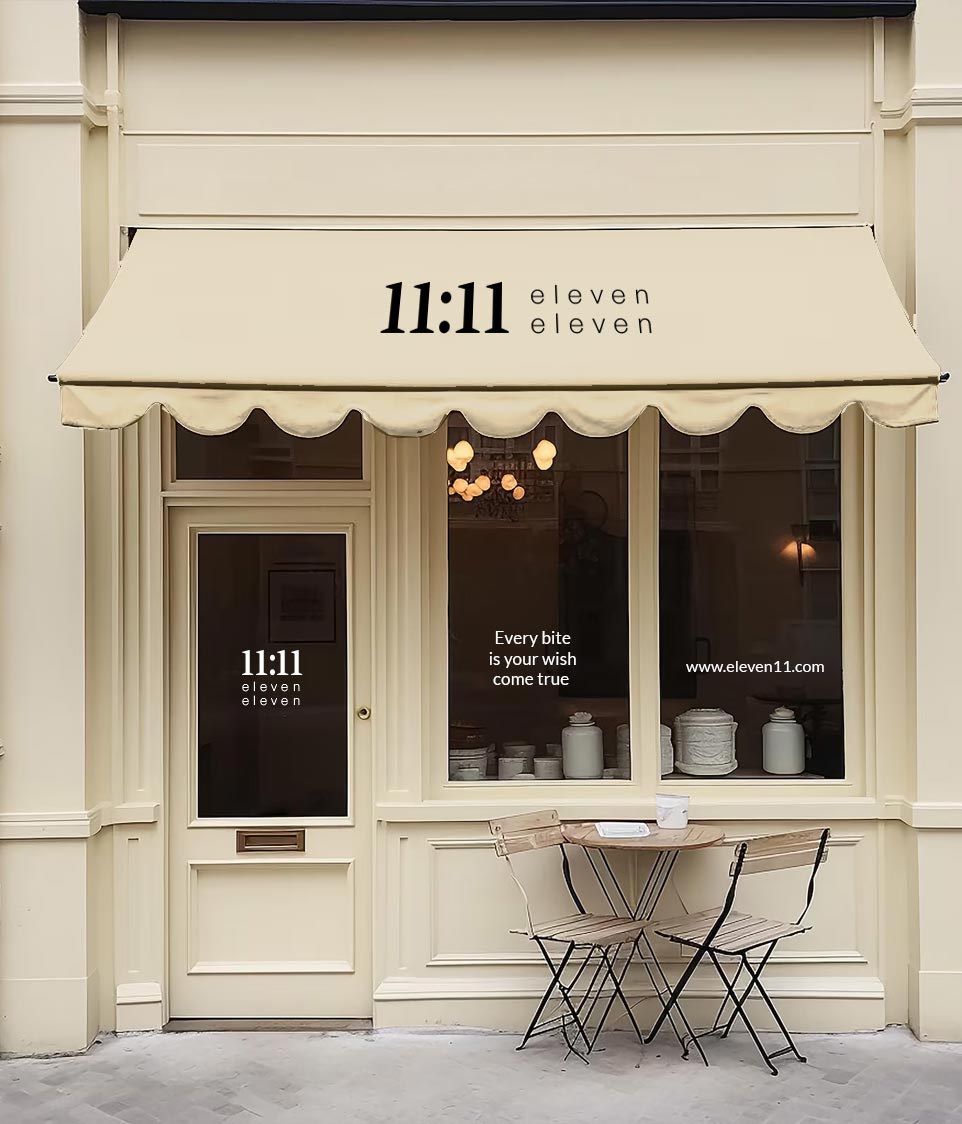 Eleven11,A contemporary pastry concept in Riyadh & Dubai  | Aimstyle Graphics