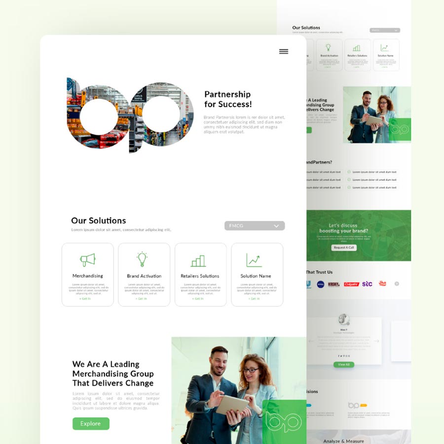 Homepage Design                                                                                                                                                                                         